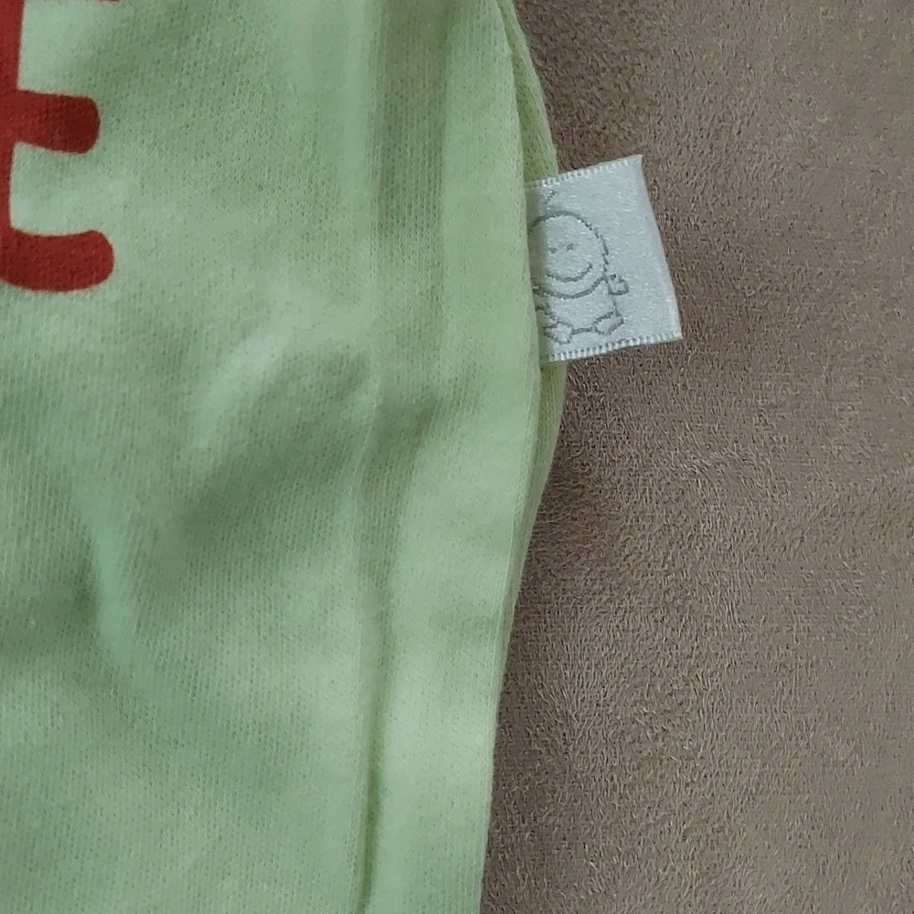 Rumble Tumble 3pc set - bodysuit cap mittens - green baby big attitude - 3-6mos